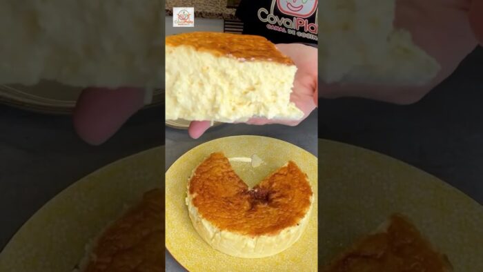 TARTA DE QUESO CREMOSA A LA NARANJA EN FREIDORA DE AIRE, deliciosa y sencilla de preparar #airfryer