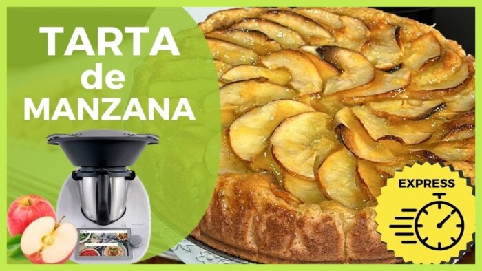 TARTA de MANZANA casera 🍏​ EXPRESS con THERMOMIX ✅ | La RECETA más FÁCIL 🤩​