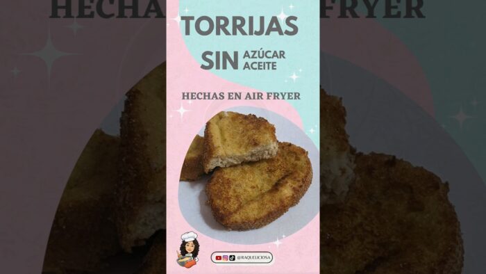 TORRIJAS EN LA AIR FRYER #airfryer #receta #saludable #torrijas #delicioso #canela #cosoriairfryer