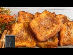 TORRIJAS con PAN BRIOCHE en FREIDORA DE AIRE, ¡¡insuperables!! #airfryer #postres #torrijas