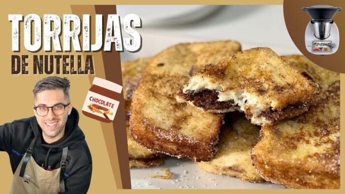TORRIJAS de NUTELLA🍫​ con THERMOMIX | Las Torrijas RELLENAS 🤤​ + FÁCILES y RÁPIDAS