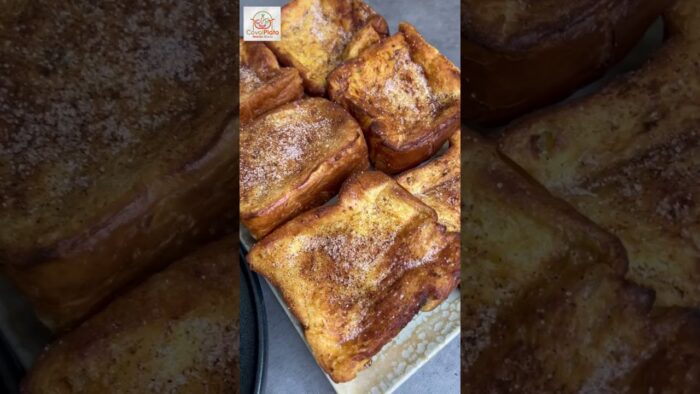 TORRIJAS de PAN BRIOCHE en FREIDORA DE AIRE, ¡¡insuperables!! #airfryer #postres #torrijas