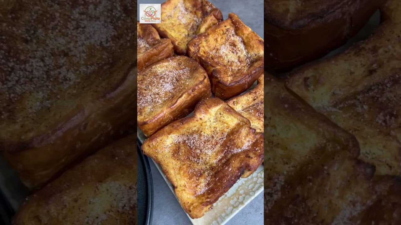 TORRIJAS de PAN BRIOCHE en FREIDORA DE AIRE, ¡¡insuperables!! airfryer