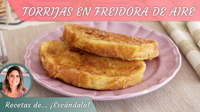 TORRIJAS en FREIDORA DE AIRE, ¡súper jugosas y sin apenas aceite!