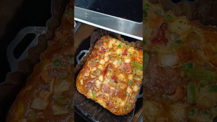 TORTILLA EN AIR FRYER #cocina #recetas
