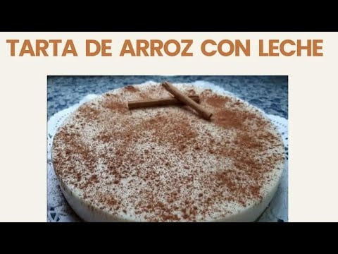 Tarta de arroz con leche en nuestra Thermomix TM6