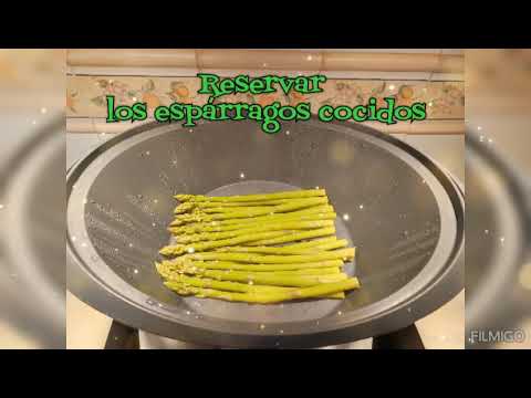 Tarta de espárragos verdes y queso de cabra con Thermomix