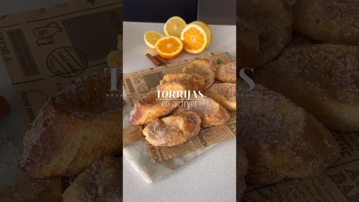 Torrijas en airfryer #receta #torrijas #recetasenairfryer #recetasfaciles