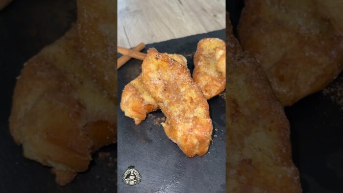 ❤️Torrijas en freidora de aire o airfyer❤️ crujientes por fuera y cremosas por dentro #health