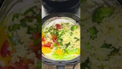 Tortilla de huevo en freidora de aire | Egg omelette in an air fryer 🥚