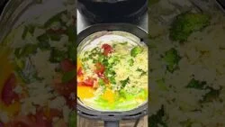 Tortilla de huevo en freidora de aire | Egg omelette in an air fryer 🥚