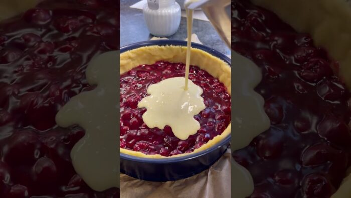 🍒Vanille-Kirsch Cheesecake #cheesecake #cake #recipe #thermomix