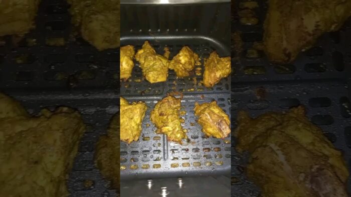 air fryer Recipe 🍗😋❤️Green Chicken#Shorts#airfryerrecipes#Green Chicken#🍗😋❤️🔥