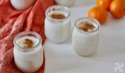 Arroz con leche, mandarina y mascarpone