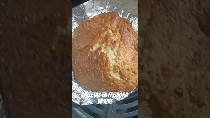galletas facil y rápido en freidora de aire con plátano y amaranto #recetas #galletascaseras