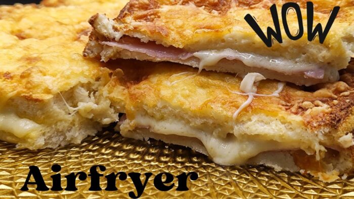 CENA RÁPIDA EN FREIDORA DE AIRE 🧀🧀