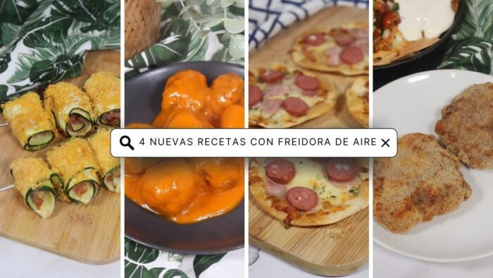🔶 4 recetas nuevas con freidora de aire muy fáciles | Recetas con airfryer