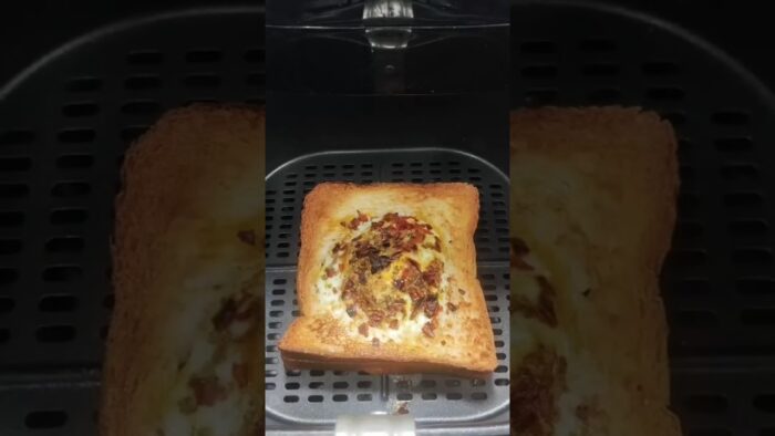 💞8 minutes breakfast egg toast recipe in Air Fryer 🔥#shorts #asmr #short #youtubeshorts  #toast