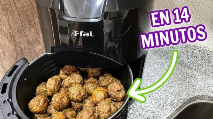 ALBÓNDIGAS LISTAS EN 14 MINUTOS EN AIR FRYER | ALE DE NAVA