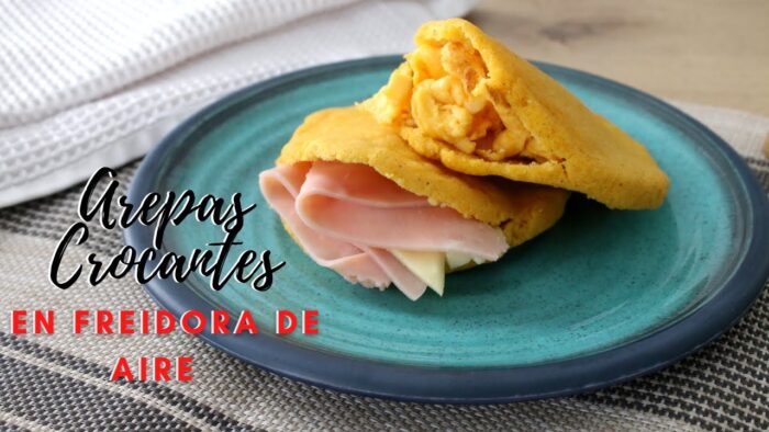 AREPAS CROCANTES SIN FREIR ( EN AIR FRYER) | LAU BEJARANO