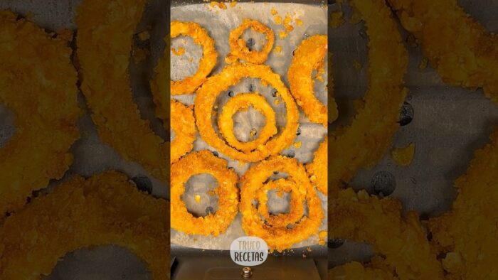 AROS de CEBOLLA caseros en FREIDORA DE AIRE (airfryer)