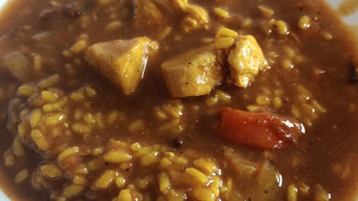 Arroz caldoso con especias, fácil y rico con Thermomix