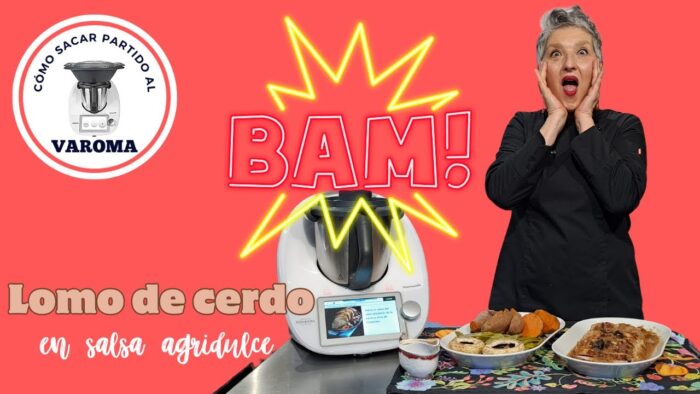 🔴 CÓMO SACAR PARTIDO AL VAROMA® 🔴 🐖LOMO DE CERDO CON SALSA AGRIDULCE ✨ con Thermomix® 🔝 #tm6