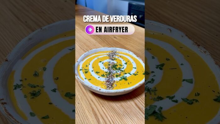 CREMA DE VERDURAS EN AIRFRYER #receta #recetas #airfryer