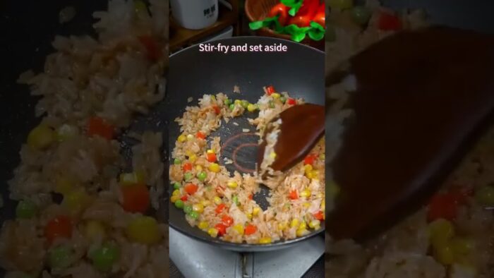 Chicken Wing Rice Bundle #airfryer #recipe #youtubeshorts