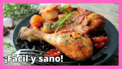 😋Cómo cocinar MUSLOS DE POLLO en FREIDORA DE AIRE 🍗 Jugosos y Sanos