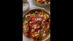 Crispy Fried Cauliflower & Healthy Salad | Air Fryer Recipe | Sohail Parmar Shorts #viral