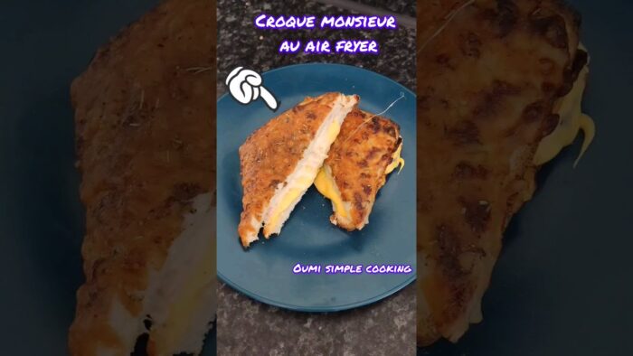 Croque monsieur au air fryer #recipe #ninja #airfryer