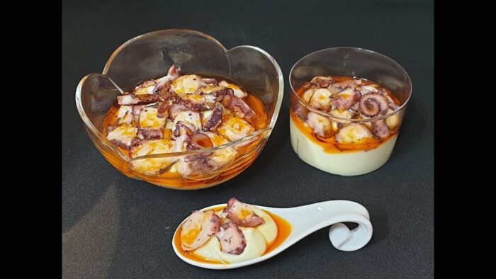 EMULSIÓN DE PATATA CON PULPO THERMOMIX