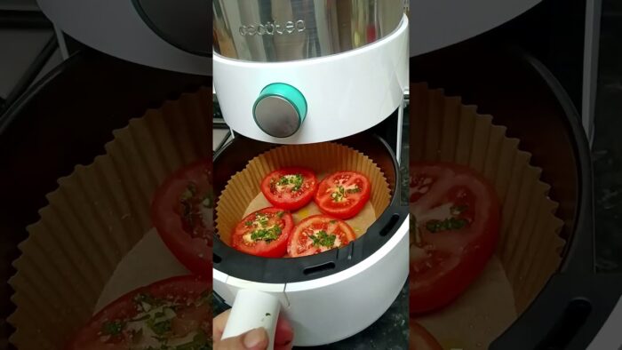 👍FREIDORA de AIRE ¡TOMATES RICOS!  #consejoscocina #receta #airfryer  #cocinandoconenergía