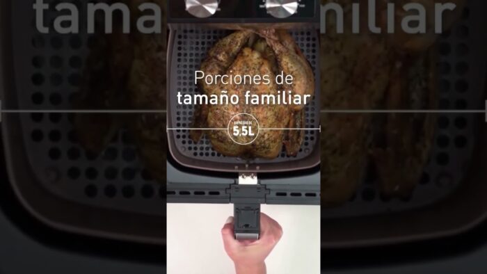 😍 FREIODARA de aire  Recubrimiento bioceramic oster #receta #recetas #freidoradeaire #recetasfaciles