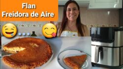 Flan en freidora de aire