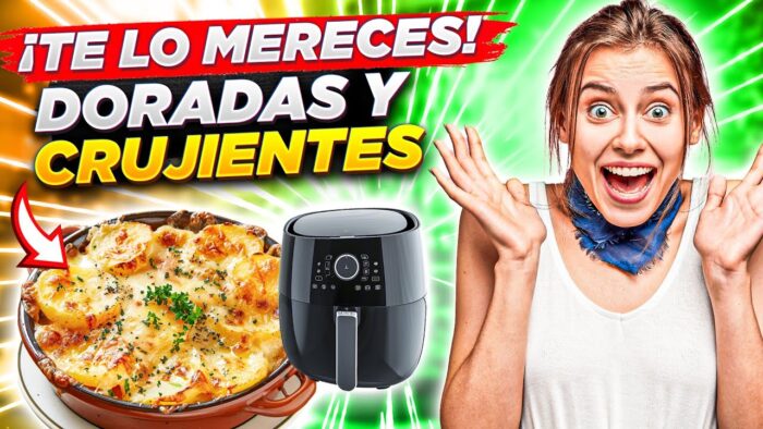 GRATINADO De PATATAS En Freidora De Aire 🥔✨