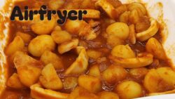 GUISO DE CALAMARES CON PATATAS EN FREIDORA DE AIRE 🥔🦑