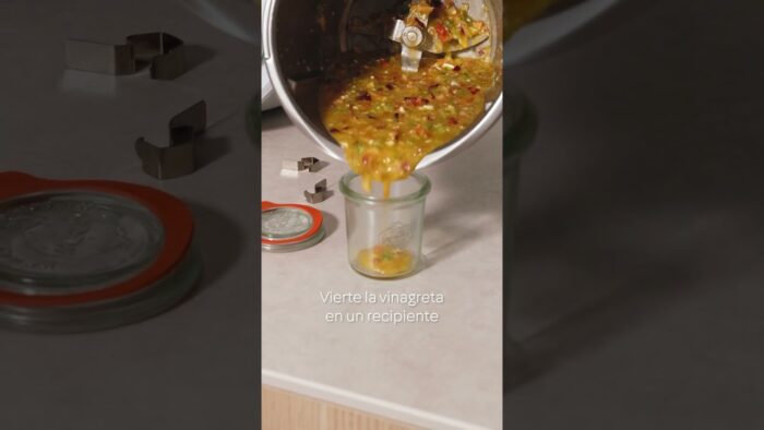 Haz esta vinagreta de pimientos en tan solo 5 minutos 🙌 #cookidoo #thermomix