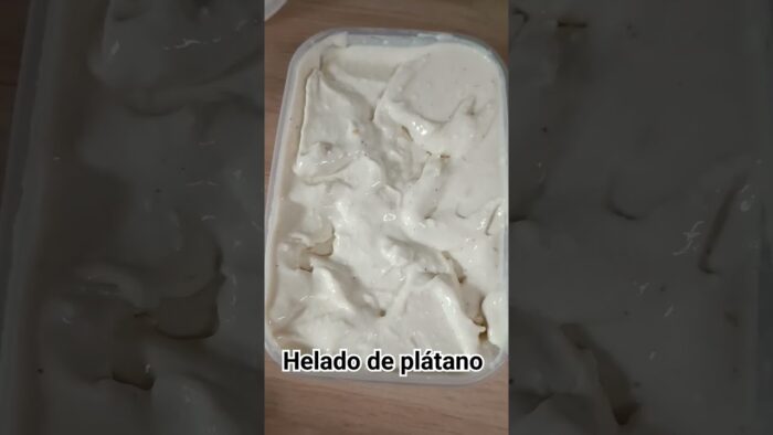 Helado de plátano con Thermomix #thermomix #bakery #icecream #summer