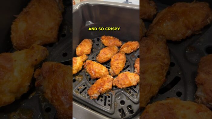 I tried a new recipe to make Crispy Air Fryer Chicken Wings and it worked! #airfryer #ninjaspeedi