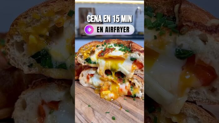 IDEA DE CENA RÁPIDA EN AIRFRYER #receta #airfryer #recetas