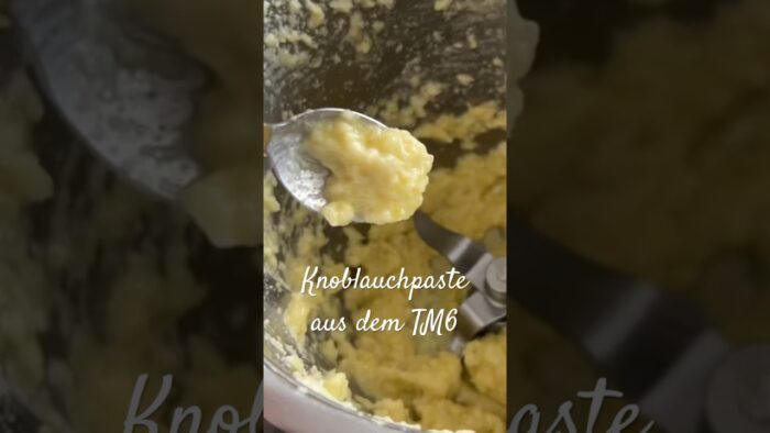 Knoblauchpaste aus dem #thermomix #tm6