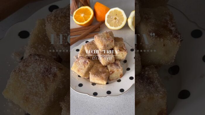 Leche “frita” en airfryer #quedeliciarecetas #receta #lechefrita #recetasenairfryer