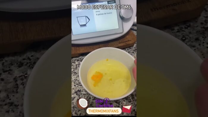 Natillas de coco y chocolate con Thermomix en modo espesar
