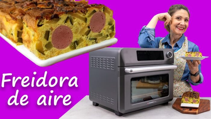 ✳️ PASTEL de Calabacín y Salchichas al CURRY en #freidoradeaire  @hauswirtkitchen7417