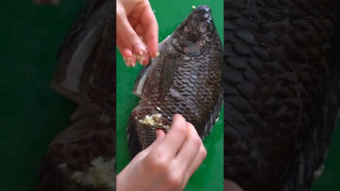 PESCADO EN FREIDORA DE AIRE 🍤😊 #shorts  #food  #asmr #foodasmr #cooking