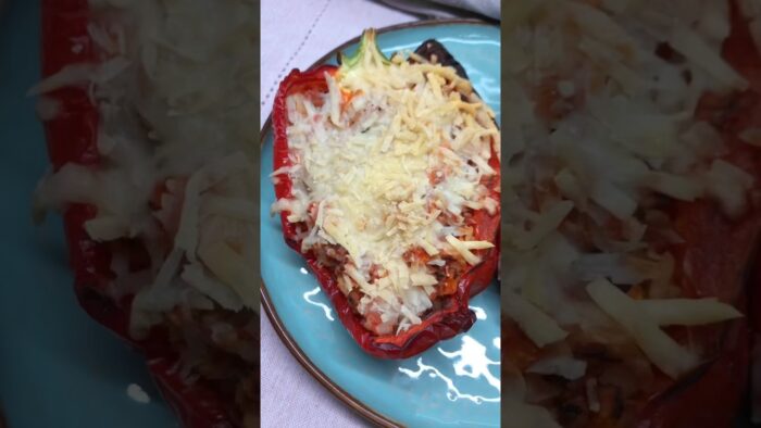 PIMIENTOS RELLENOS EN FREIDORA DE AIRE #recetasquefuncionan #recetas #recetasfaciles
