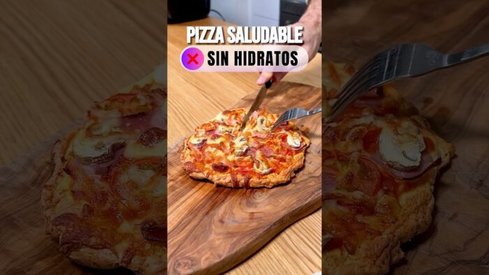 PIZZA SIN HIDRATOS #receta #airfryer #recetas