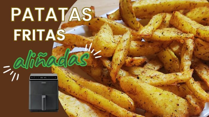 Patatas fritas en Freidora de aire Cosori Dual Blaze #freidoradeaire #cosori